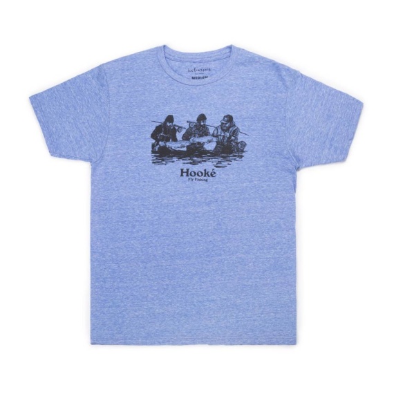Hooke Double Header T-Shirt Royal Snow S i gruppen Beklædning og fodtøj / Beklædning / T-shirts hos Sportfiskeprylar.se (HK19SS-TS5-RSN-S)