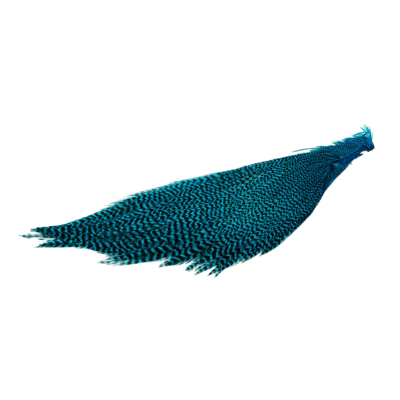 Hareline Half Cape #371 Grizzly Teal Blue