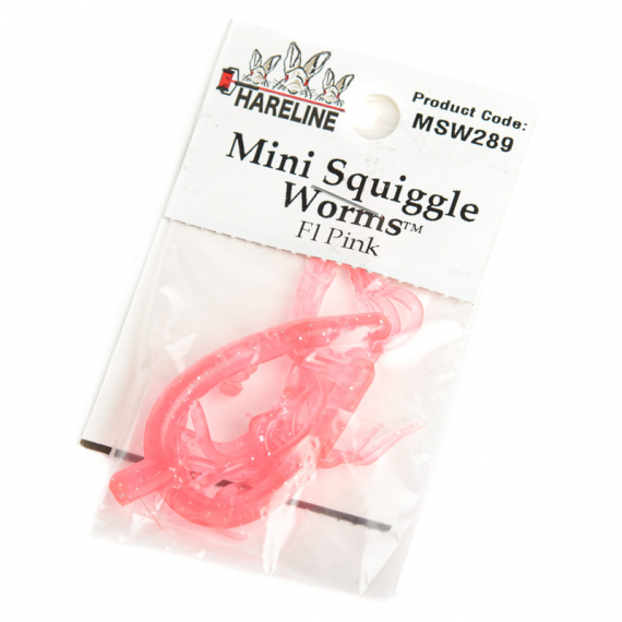 Mini Squiggle Worms #289 Fl Pink i gruppen Kroge og endegrej / Fluebinding / Fluebindingsmateriale / Andre syntetiske materialer hos Sportfiskeprylar.se (HL-MSW289)
