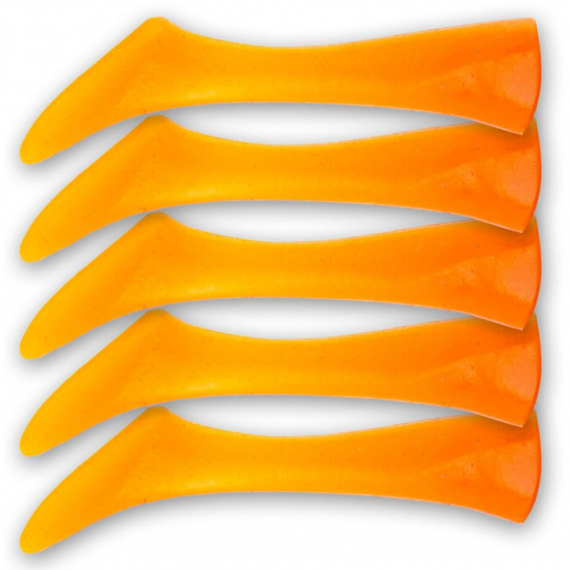 Headbanger Shad 11cm Replacement Tails (5-Pack), Orange i gruppen Madding / Softbaits / Aborre softbaits og sandard softbaits hos Sportfiskeprylar.se (HS-11-RT-OR)