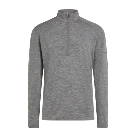 Icebreaker Mens 200 Oasis LS Half Zip Gritstone i gruppen Beklædning og fodtøj / Beklædning / Undertøj / Langærmede undertrøjer hos Sportfiskeprylar.se (IBB043670131005r)