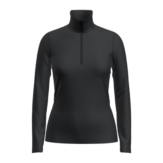 Icebreaker Womens 200 Oasis LS Half Zip Black i gruppen Beklædning og fodtøj / Beklædning / Undertøj / Langærmede undertrøjer hos Sportfiskeprylar.se (IBB043800011007r)