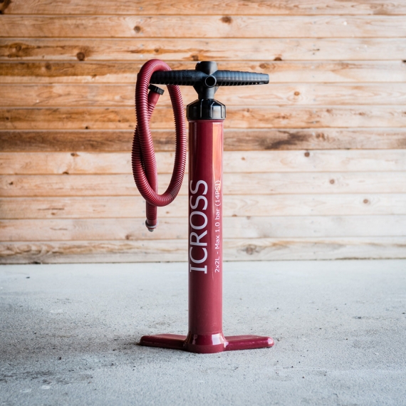 ICROSS Double Action Pump i gruppen Bådelektronik / Flyderinge og gummibåde / Flådtuber hos Sportfiskeprylar.se (ICROSSPUMP)