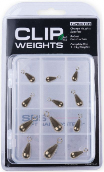 Darts Clip Weights Tungsten Box i gruppen Kroge og endegrej / Jighoved / Clip Weights hos Sportfiskeprylar.se (K0002-900)