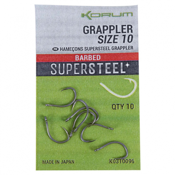 Korum Grappler i gruppen Kroge og endegrej / Kroge / Specimen kroge hos Sportfiskeprylar.se (K0310094r)