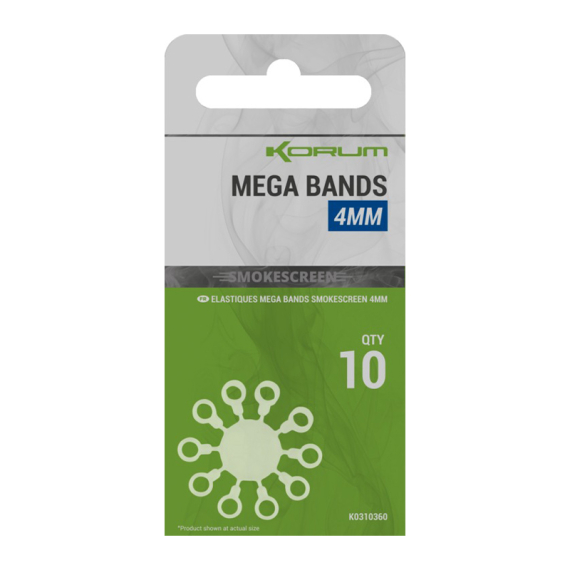 Korum Smokescreen Mega Bands i gruppen Kroge og endegrej / Rig tilbehør / Agn-elastikker hos Sportfiskeprylar.se (K0310360r)