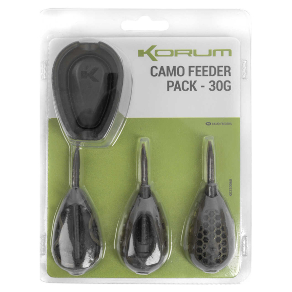 Korum Camo Feeder Pack - 30g i gruppen Kroge og endegrej / Rig tilbehør / Feeders hos Sportfiskeprylar.se (K0320068)
