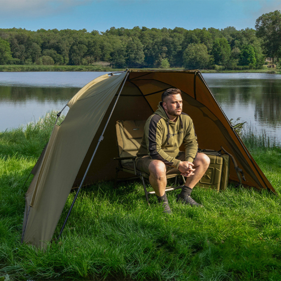 Korum Recoil Shelter i gruppen Outdoor / Telte og teltmøbler / Brollies og parasoller hos Sportfiskeprylar.se (K0370010)