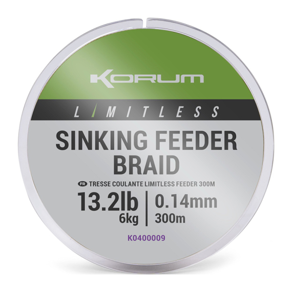 Korum Limitless Sinking Feeder Braid 0,16mm i gruppen Snøre / Specimenliner hos Sportfiskeprylar.se (K0400010)