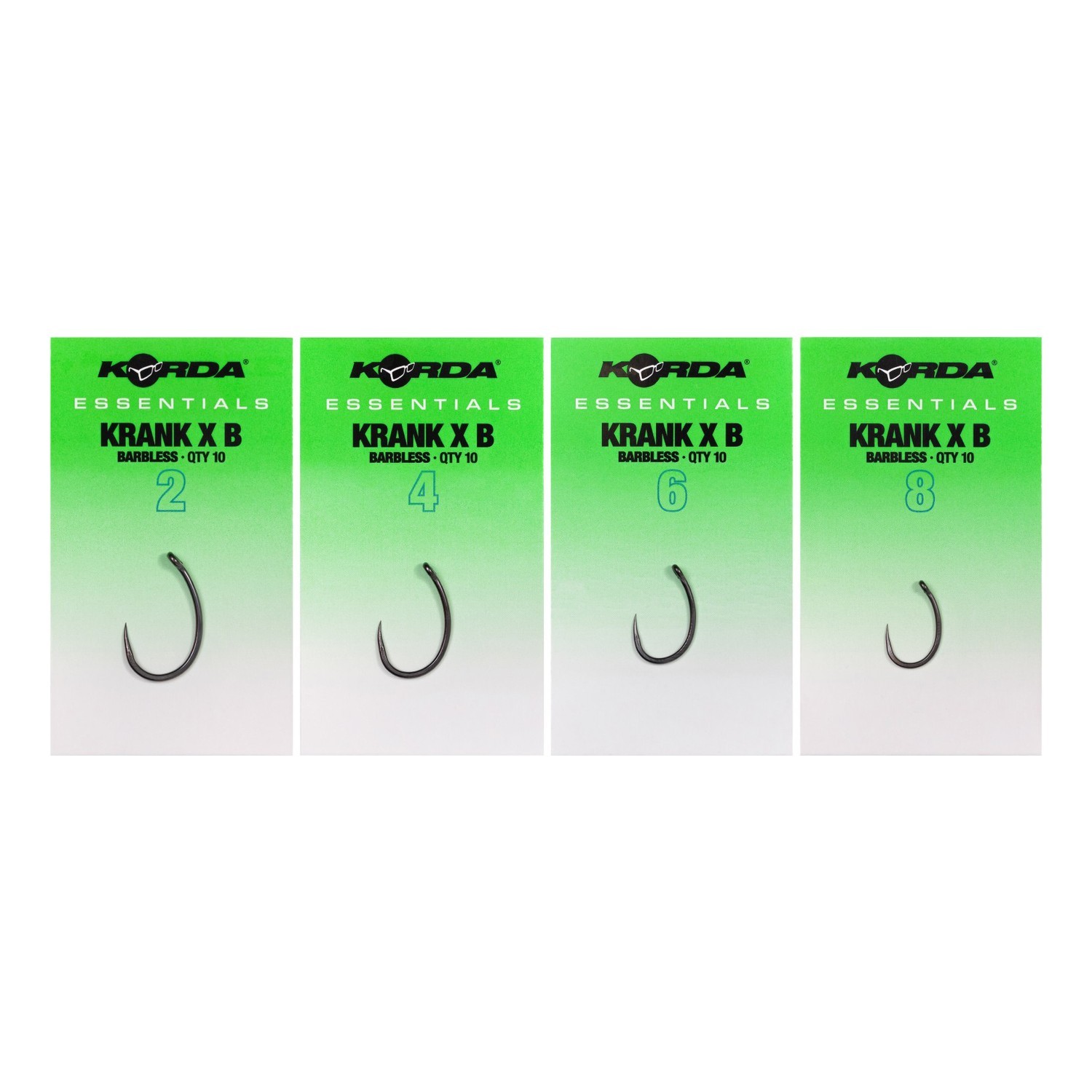 Korda Essentials Krank X Barbed i gruppen Kroge og endegrej / Kroge / Specimen kroge hos Sportfiskeprylar.se (KES017r)