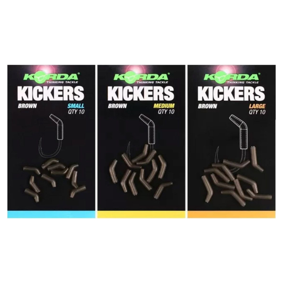 Korda Brown Kickers i gruppen Kroge og endegrej / Rig tilbehør / Krympeslanger og tuber hos Sportfiskeprylar.se (KICK04r)