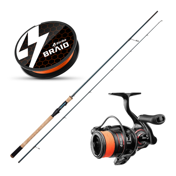 Kinetic Target & 4Strike Vortex Seatrout Spinning Combo i gruppen Sæt / Spinnesæt / Havørred Spinnesæt hos Sportfiskeprylar.se (KINETICVORTEXSEATROUTSET)