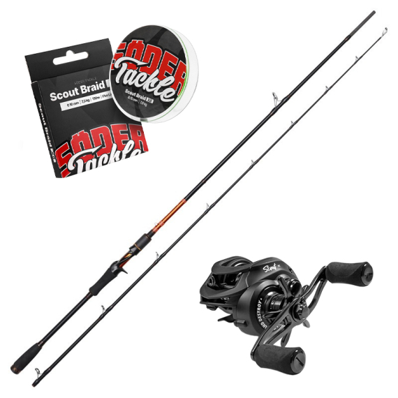 Kinetic Xarann Predator Trigger 225cm 25-75g Combo i gruppen Sæt / Kastesæt / Baitcastersæt Gedde hos Sportfiskeprylar.se (KINETICXARANNSET)