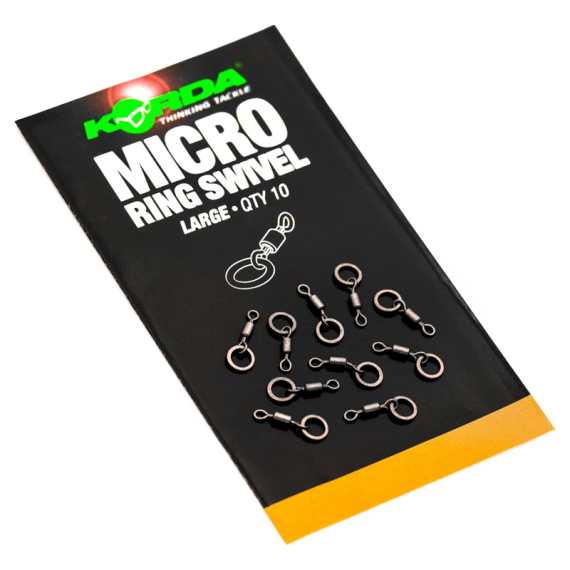 Korda Micro Rig Ring Swivel i gruppen Kroge og endegrej / Rig tilbehør / Andet rigtilbehør hos Sportfiskeprylar.se (KMRSLr)