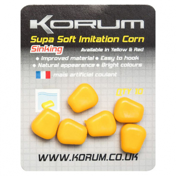 Korum Supa Soft Imitation Corn i gruppen Madding / Boilies, krogagn og forfoder / Kunstige agn hos Sportfiskeprylar.se (KSSICS-Yr)