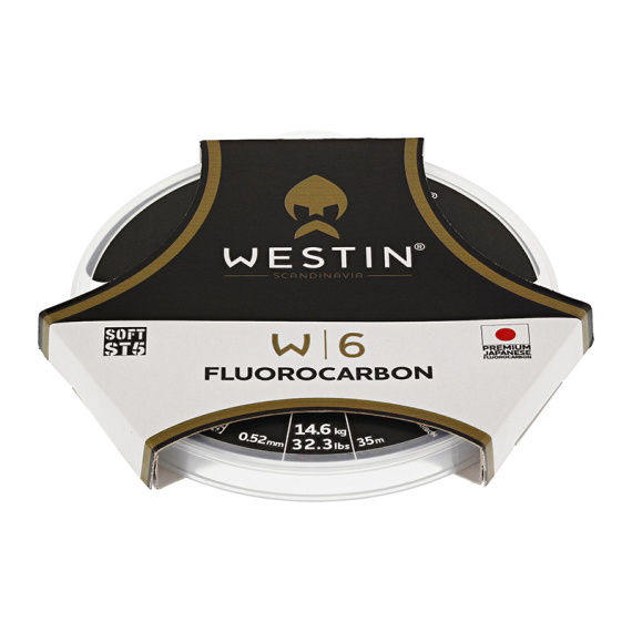 Westin W6 ST5 Flourocarbon 35m i gruppen Kroge og endegrej / Ledere og Forfangsmateriale / Forfangsmateriale / Forfangsmateriale fluorcarbon hos Sportfiskeprylar.se (L006-730-35r)