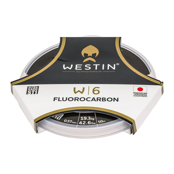 Westin W6 ST1 Fluorocarbon 50m i gruppen Kroge og endegrej / Ledere og Forfangsmateriale / Forfangsmateriale / Forfangsmateriale fluorcarbon hos Sportfiskeprylar.se (L018-430-50r)