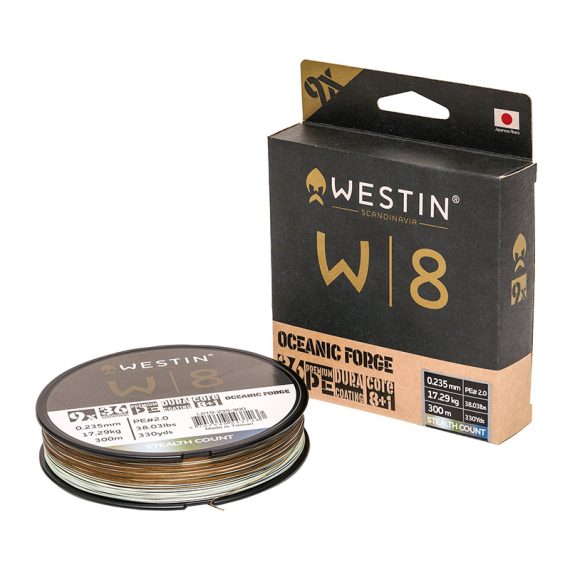 Westin W8 9-Braid Oceanic Forge 300m i gruppen Snøre / Multifilament hos Sportfiskeprylar.se (L019-285-300r)