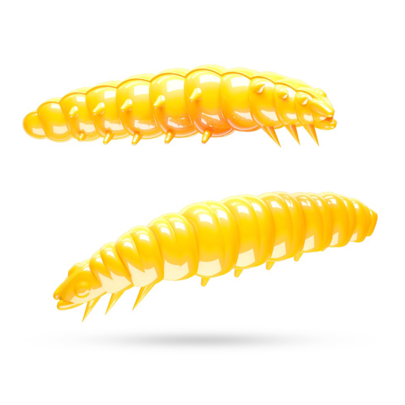 Libra Lures Larva 30 Krill (15-pack) - Yellow i gruppen Madding / Softbaits / krebs og creaturebaits / Creaturebaits hos Sportfiskeprylar.se (L30K15P-007)