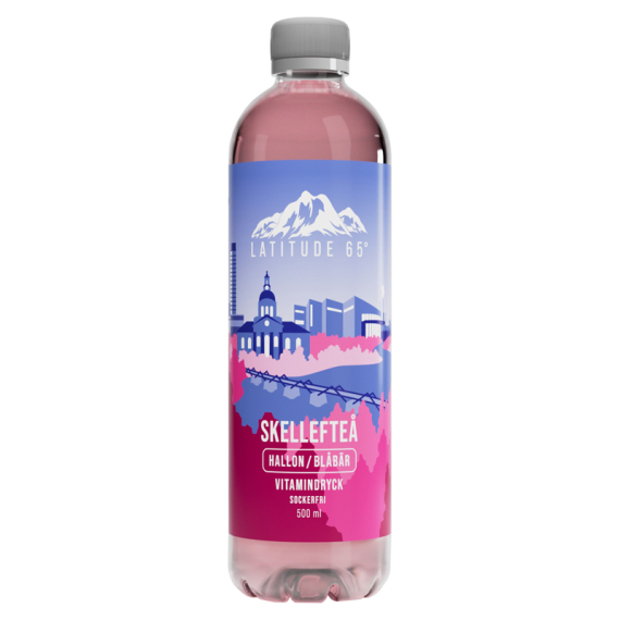 Latitude 65 Vitamin Drink 500ml - Skellefteå i gruppen Outdoor / Lejrmad / Drikkevarer hos Sportfiskeprylar.se (L65-SKELLEFTEA)