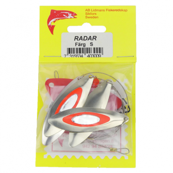 Lidmans Radar - Silver i gruppen Madding / Trolling woblere og spoons / Ørred Spoons/Flashere hos Sportfiskeprylar.se (LD49)