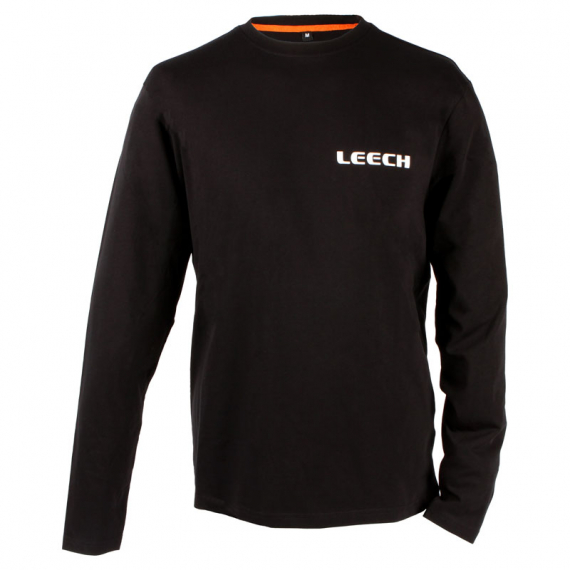 Leech T-Shirt Long Sleeve Black i gruppen Beklædning og fodtøj / Beklædning / Sweatere / Langærmede T-shirts hos Sportfiskeprylar.se (LEECH3002-Mr)