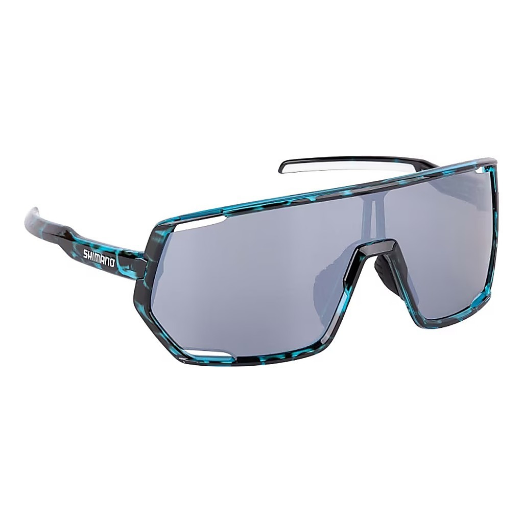 Shimano Lesath Tortoiseshell Blue & Silver Mi i gruppen Beklædning og fodtøj / Briller / Polaroidbriller hos Sportfiskeprylar.se (LESSM)