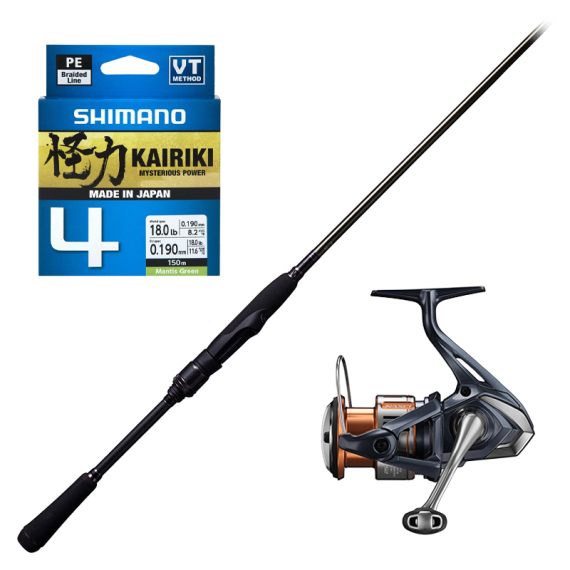 Megabass Levante F3-611LVS 2-14g & Shimano Nasci Combo i gruppen Sæt / Spinnesæt / Aborre Spinnesæt hos Sportfiskeprylar.se (LEVANTENASCICOMBO)