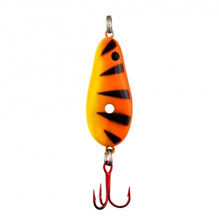 Lindy Glow Spoon 7g - Orange Tiger i gruppen Madding / Isfiskekroge / Røgeblink og pilke hos Sportfiskeprylar.se (LGS4-12)