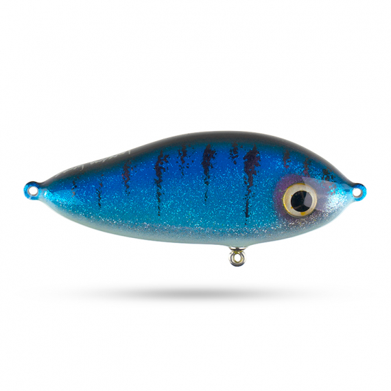 Lovely Lures Roky 105mm, 52g - Electric Blue i gruppen Madding / Håndlavede agn / Håndlavede jerkbaits hos Sportfiskeprylar.se (LLROKY105-7)