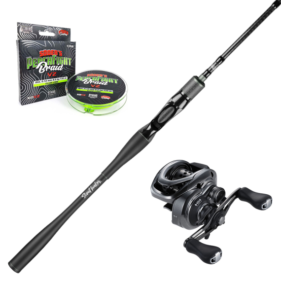 Scout Lunker 7\'6\'\' 5-28g SLX BFS Combo i gruppen Sæt / Kastesæt / Kastesæt Aborre hos Sportfiskeprylar.se (LUNKERSLXBFSCOMBO)