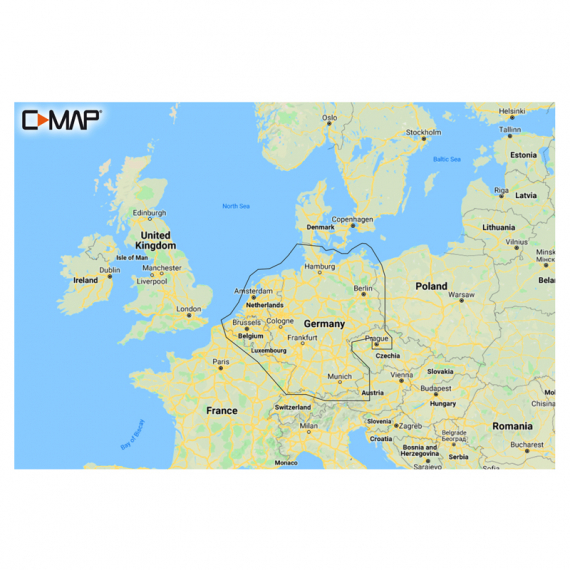 C-MAP Discover - Germany & Netherland Inland i gruppen Bådelektronik / Diagrammer og kort hos Sportfiskeprylar.se (M-EN-Y215-MS)