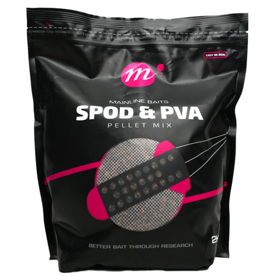 Mainline Spod & PVA Pellet Mix 2kg i gruppen Madding / Boilies, krogagn og forfoder / Piller hos Sportfiskeprylar.se (M06007)