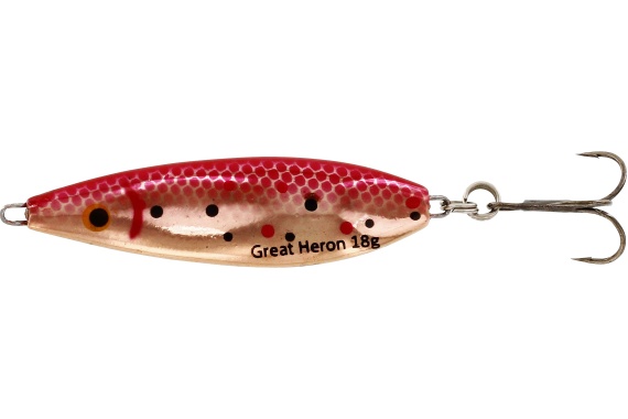 Westin Great Heron 13g 5,5cm Bloody Copper i gruppen Madding / Havørred madding og kystwoblere / Havørred madding hos Sportfiskeprylar.se (M095-288-062)