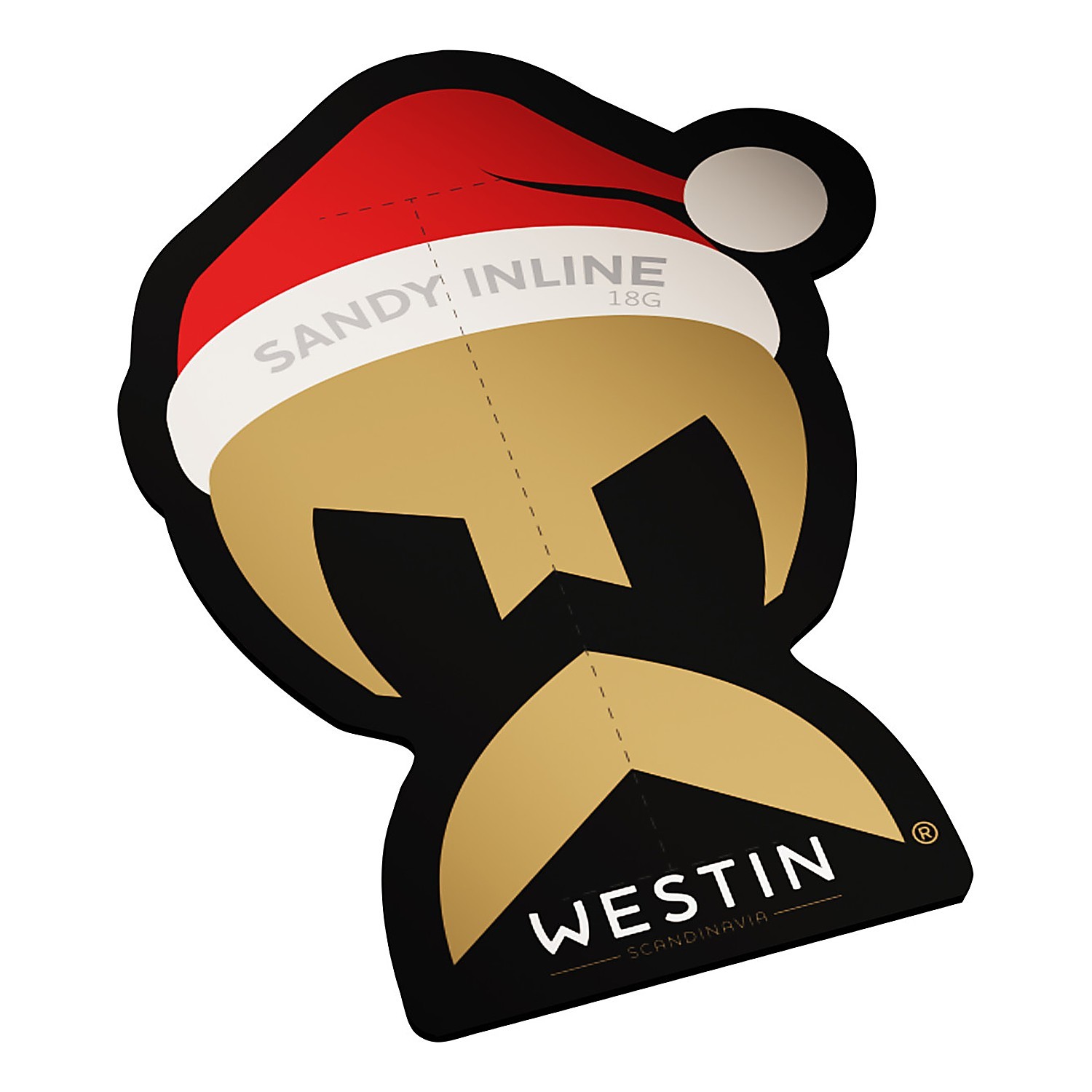 Westin Sandy Inline Christmas Edition 26 18g 10.5cm i gruppen Andet / Gaver & Gaveguider / Adventskalender hos Sportfiskeprylar.se (M106-1604-066)
