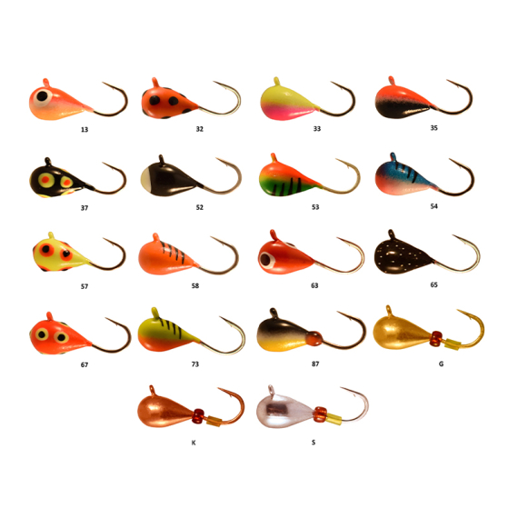 FIBE Mormyska M11 i gruppen Madding / Isfiskekroge / Mormyshka hos Sportfiskeprylar.se (M11-40-13r)