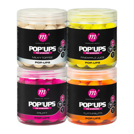 Mainline High Visual Popups i gruppen Madding / Boilies, krogagn og forfoder / Popups & Wafters hos Sportfiskeprylar.se (M13001r)