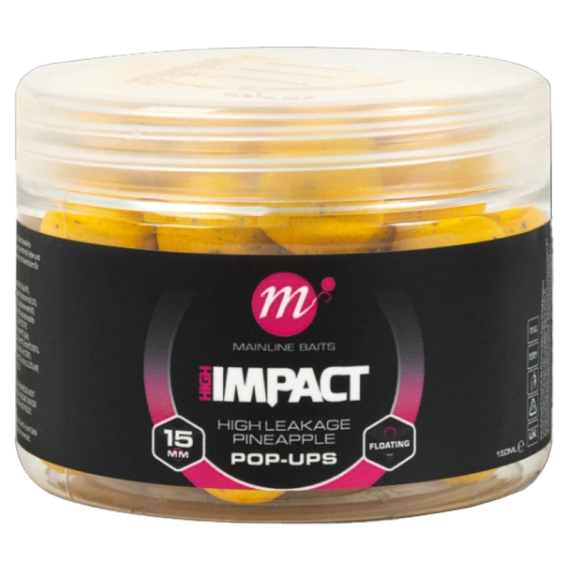 Mainline High Impact Pop-up H/L Pineapple- 15mm i gruppen Madding / Boilies, krogagn og forfoder / Popups & Wafters hos Sportfiskeprylar.se (M23069)