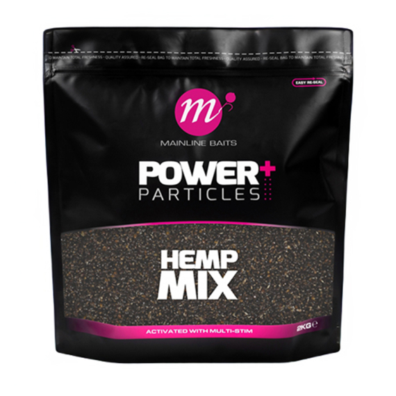 Mainline Power+ Hemp Mix 2kg i gruppen Madding / Boilies, krogagn og forfoder / Partikler hos Sportfiskeprylar.se (M37023)