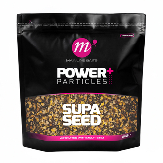 Mainline Power+ Supa Seed 2kg i gruppen Madding / Boilies, krogagn og forfoder / Partikler hos Sportfiskeprylar.se (M37026)