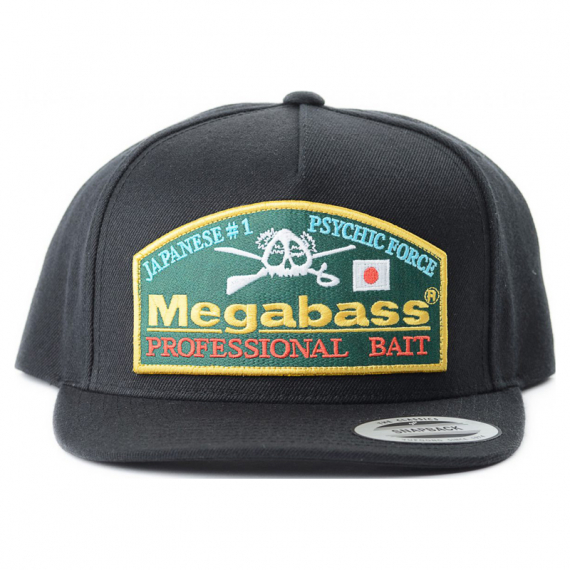 Megabass Trucker Hat Throwback Snapback Black i gruppen Beklædning og fodtøj / Kasketter og hovedbeklædning / Kasketter / Caps hos Sportfiskeprylar.se (MB-C-4513473451126)