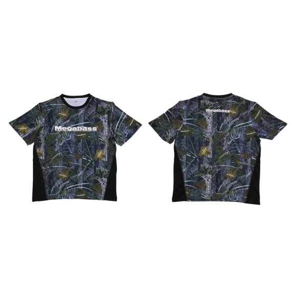 Megabass Game T-Shirt Real Camo i gruppen Beklædning og fodtøj / Beklædning / T-shirts hos Sportfiskeprylar.se (MB497988r)