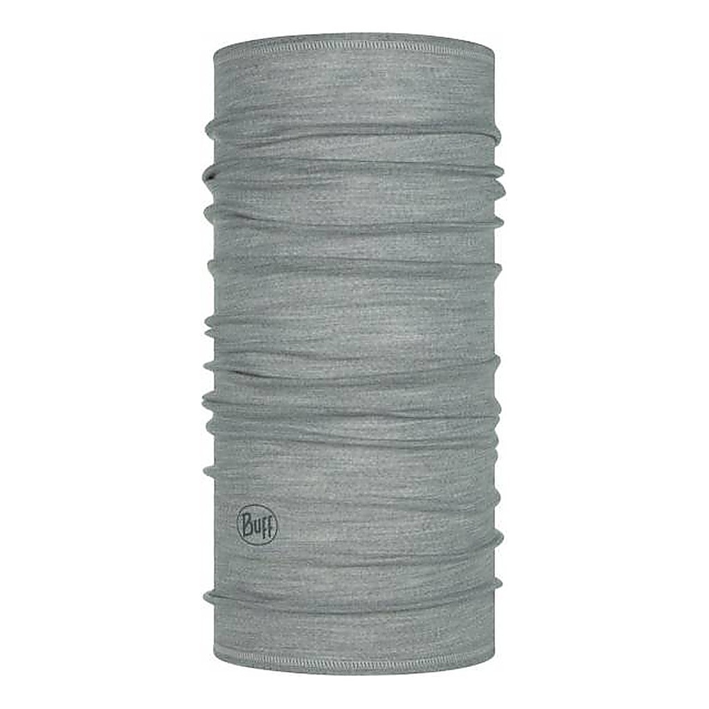 Buff Merino Lightweight - Solid Grey i gruppen Beklædning og fodtøj / Beklædning / Tørklæder og buffs hos Sportfiskeprylar.se (MERINO-SOLIDGREY)