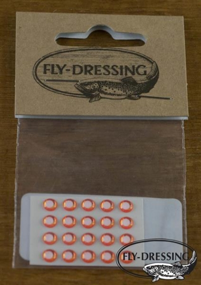 Epoxy Eyes 5,1mm white/red i gruppen Kroge og endegrej / Fluebinding / Fluebindingsmateriale / Øjer hos Sportfiskeprylar.se (MEY3-964)