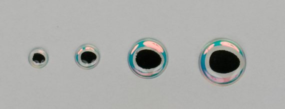 Epoxy Eyes 9,0 mm oval dubbel - svart/pearl i gruppen Kroge og endegrej / Fluebinding / Fluebindingsmateriale / Øjer hos Sportfiskeprylar.se (MEY6-PRL3C)