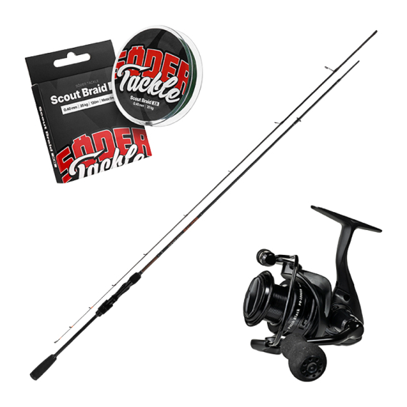 Mikado Bixlite Jigger Spin 213cm 7\' 5-20g Pitch Black Combo i gruppen Sæt / Spinnesæt / Aborre Spinnesæt hos Sportfiskeprylar.se (MIKADOJIGGERSPINCOMBO)