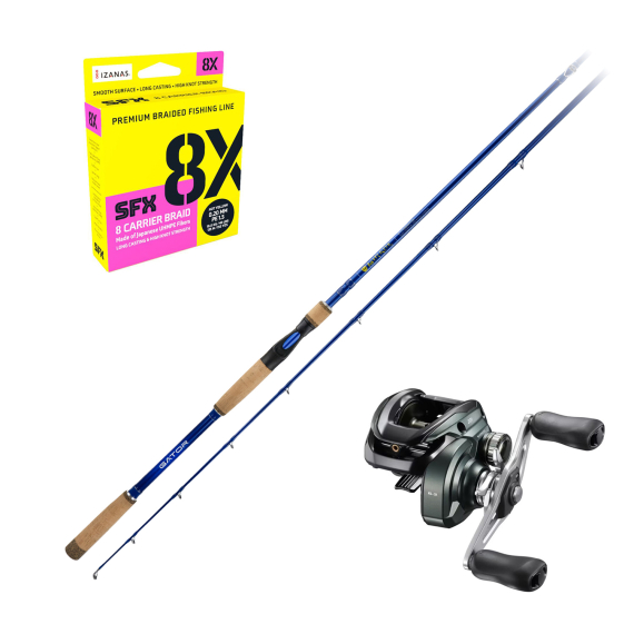 Gator Mirage 8\' Versatile Casting 40-130g Curado Combo i gruppen Sæt / Kastesæt / Baitcastersæt Gedde hos Sportfiskeprylar.se (MIRAGECURADOSUFIX)