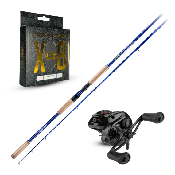 Gator Mirage 8\'6\'\' Dreadnaught & Daiwa PT300L Combo i gruppen Sæt / Kastesæt / Baitcastersæt Gedde hos Sportfiskeprylar.se (MIRAGEPT300COMBO)