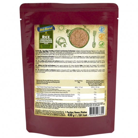 Blue Band - Rice Pudding With Cinnamon & Cardamom i gruppen Outdoor / Lejrmad hos Sportfiskeprylar.se (MKC101)