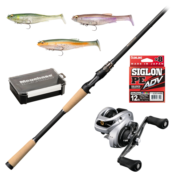 Megabass Destroyer P5 Monstrous Magdraft Special i gruppen Sæt / Kastesæt / Baitcastersæt Gedde hos Sportfiskeprylar.se (MONSTOUROUSMAGDRAFTCOMBO)